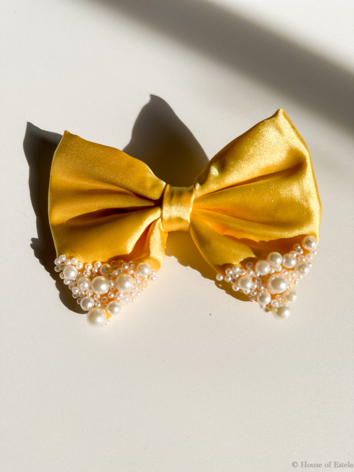 Pearl Hair Bows