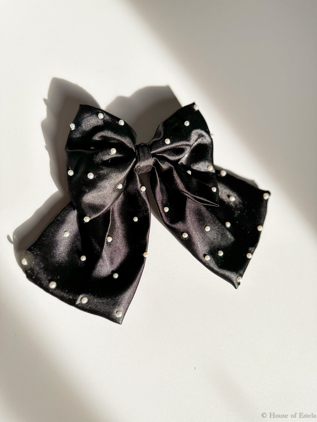 Pearl Pigtail Bows