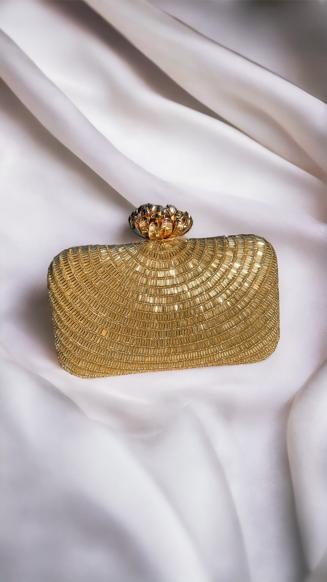 Golden Beauty Clutch Bag