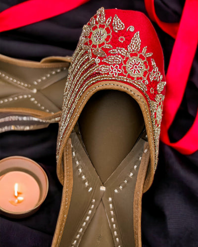 Ruby Elegance Red Jutti