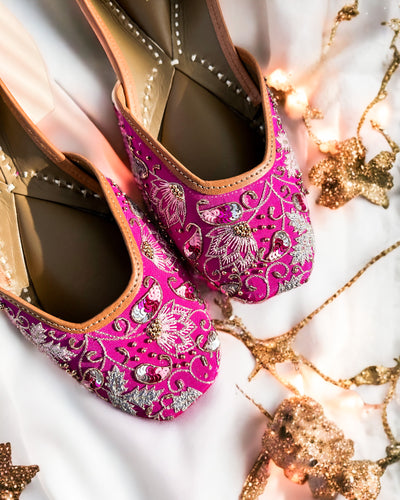 Zareen Pink Jutti